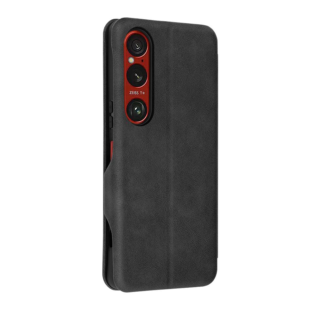 Husa pentru Sony Xperia 1 VI, Techsuit, Safe Wallet Plus, Neagra