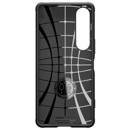 Husa pentru Sony Xperia 1 VII, Spigen, Rugged Armor, Neagra Mata