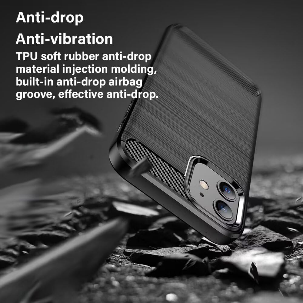 Husa pentru Sony Xperia 1 VIII, Techsuit, Carbon, Neagra