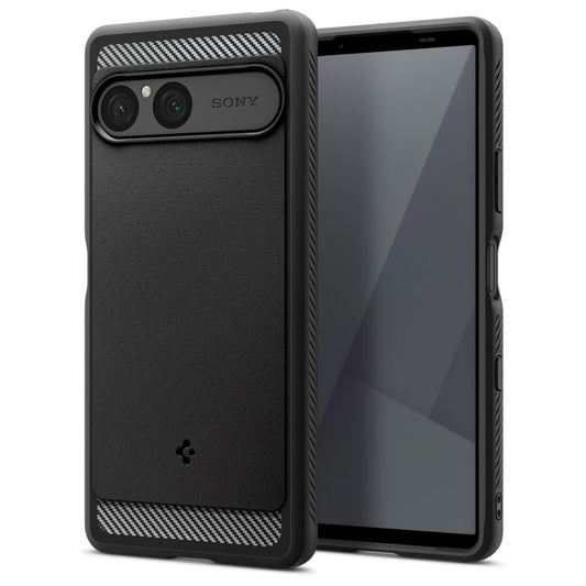 Husa pentru Sony Xperia 10 VII, Spigen, Rugged Armor, Neagra