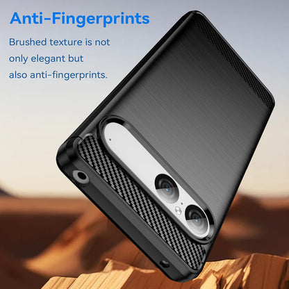 Husa pentru Sony Xperia 10 VIII, Techsuit, Carbon, Neagra