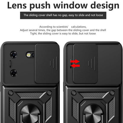 Husa pentru Tecno Pova 5 Pro, Techsuit, CamShield, Neagra