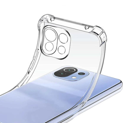 Husa pentru Xiaomi 11 Lite 5G NE / Mi 11 Lite 5G / 11 Lite, Techsuit, Shockproof Clear, Transparenta