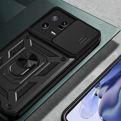 Husa pentru Xiaomi 13, Techsuit, CamShield, Neagra