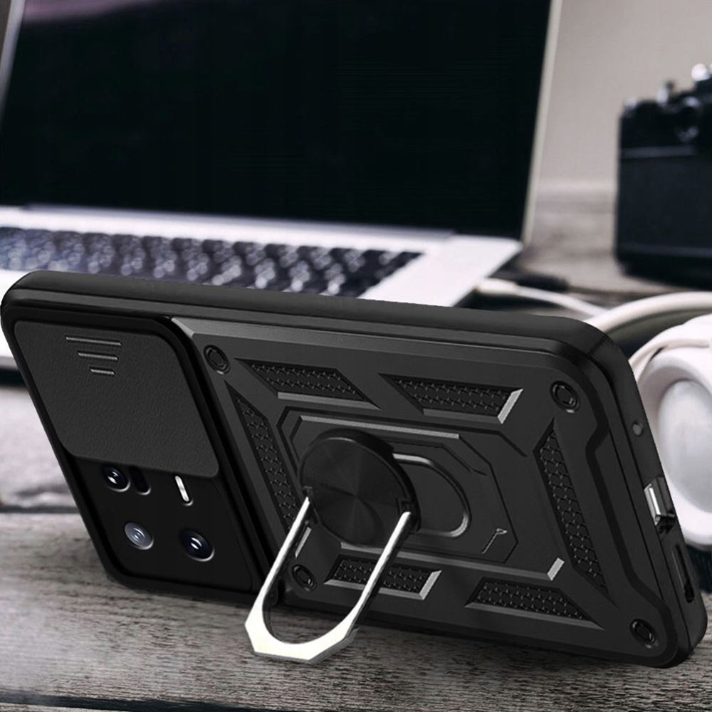 Husa pentru Xiaomi 13, Techsuit, CamShield, Neagra