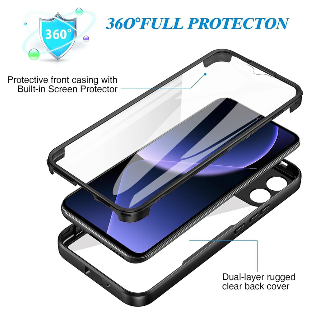 Husa pentru Xiaomi 13T Pro / 13T, Techsuit, ColorVerse 360, Neagra