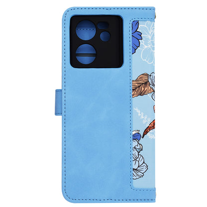 Husa pentru Xiaomi 13T Pro / 13T, Techsuit, FlipCraft, Bleu