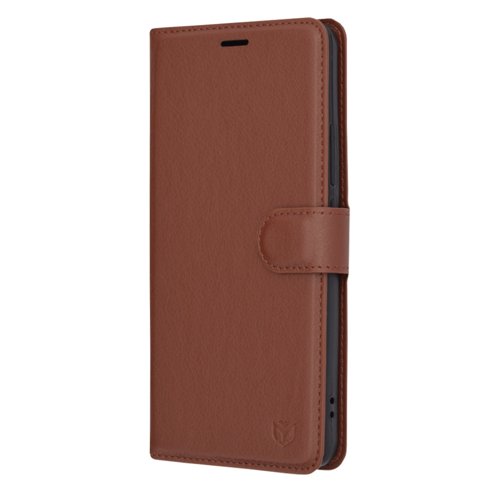 Husa pentru Xiaomi 13T Pro / 13T, Techsuit, Leather Folio, Maro