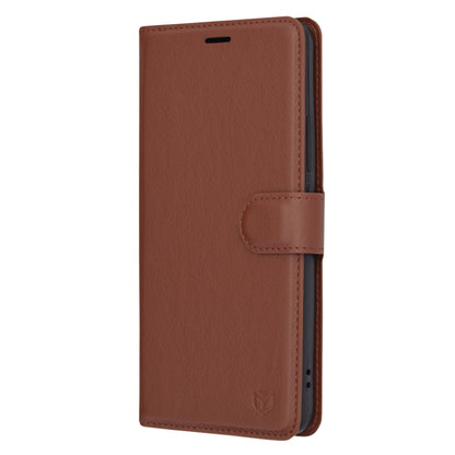 Husa pentru Xiaomi 13T Pro / 13T, Techsuit, Leather Folio, Maro