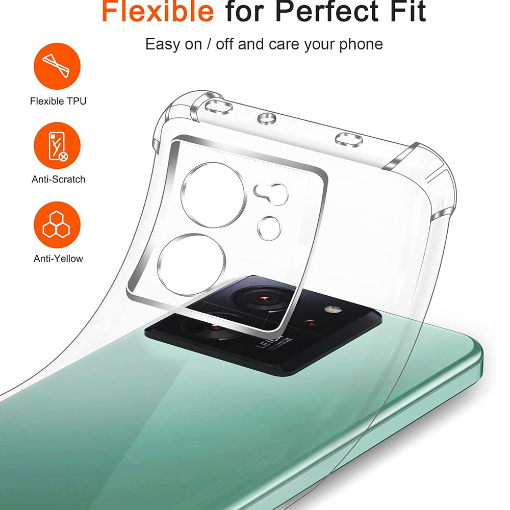 Husa pentru Xiaomi 13T Pro / 13T, Techsuit, Shockproof Clear, Transparenta