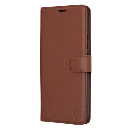 Husa pentru Xiaomi 14 Pro, Techsuit, Leather Folio, Maro