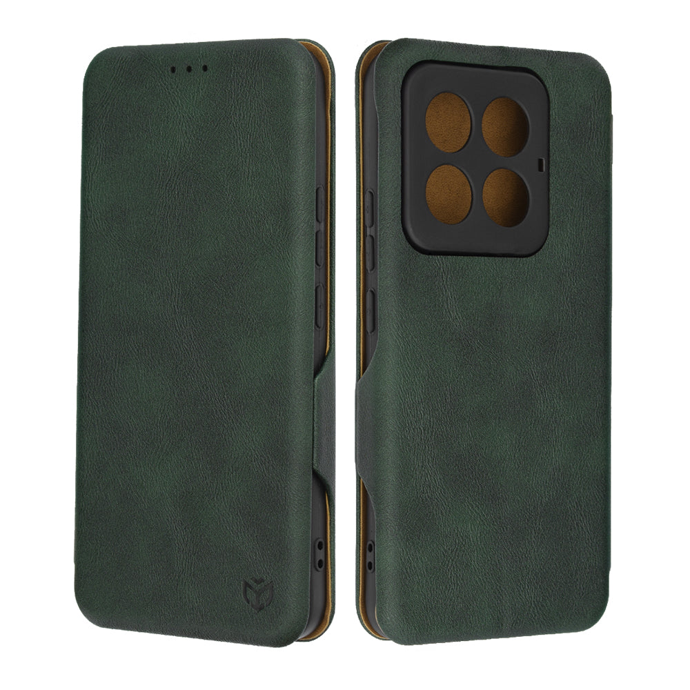 Husa pentru Xiaomi 14 Pro, Techsuit, Safe Wallet Plus, Verde