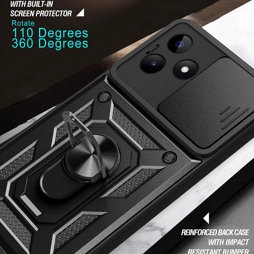 Husa pentru Xiaomi 14, Techsuit, CamShield, Roz