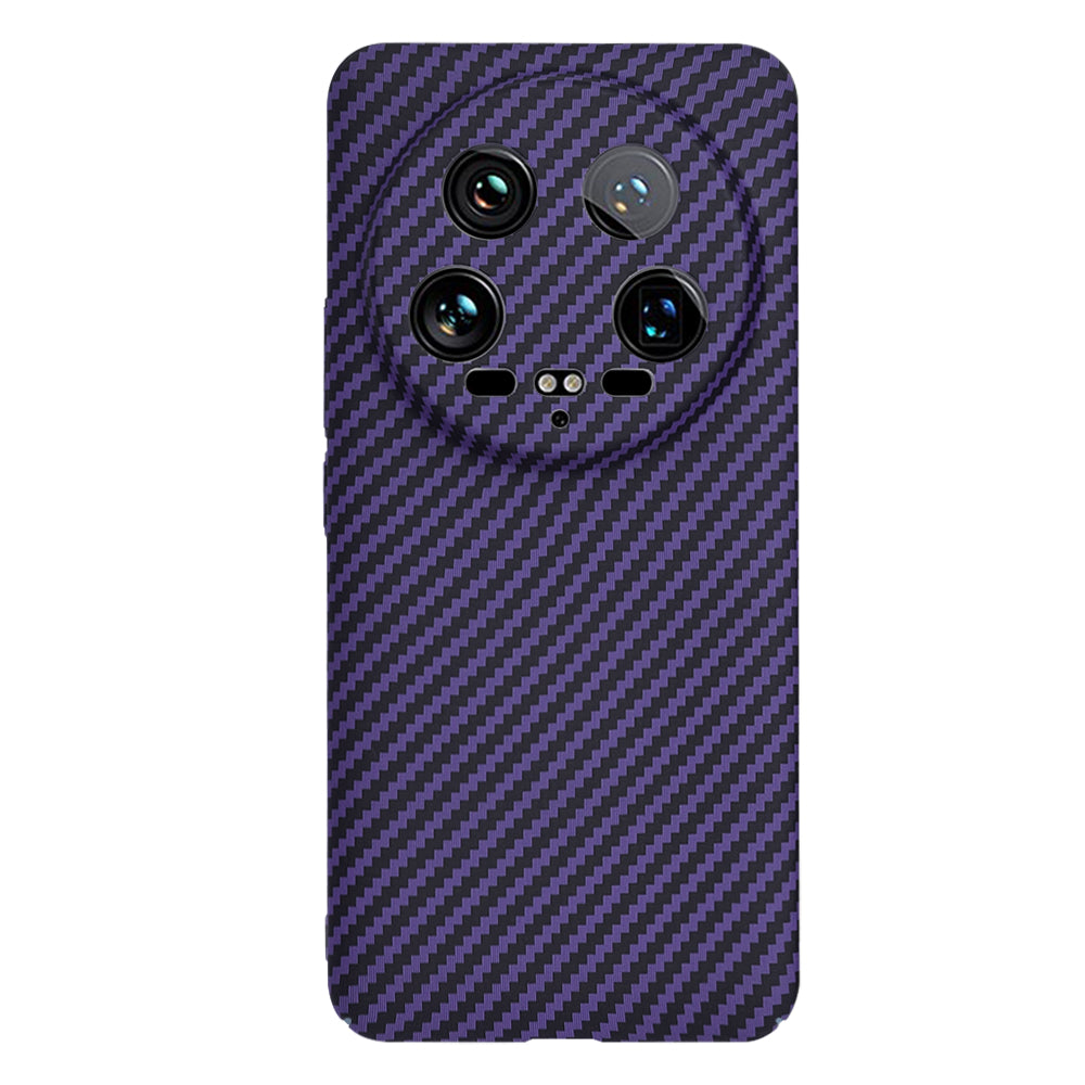 Husa pentru Xiaomi 14 Ultra, Techsuit, Carbonite FiberShell, Mov