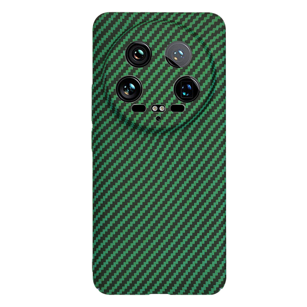 Husa pentru Xiaomi 14 Ultra, Techsuit, Carbonite FiberShell, Verde