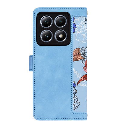 Husa pentru Xiaomi 14T Pro, Techsuit, FlipCraft, Bleu