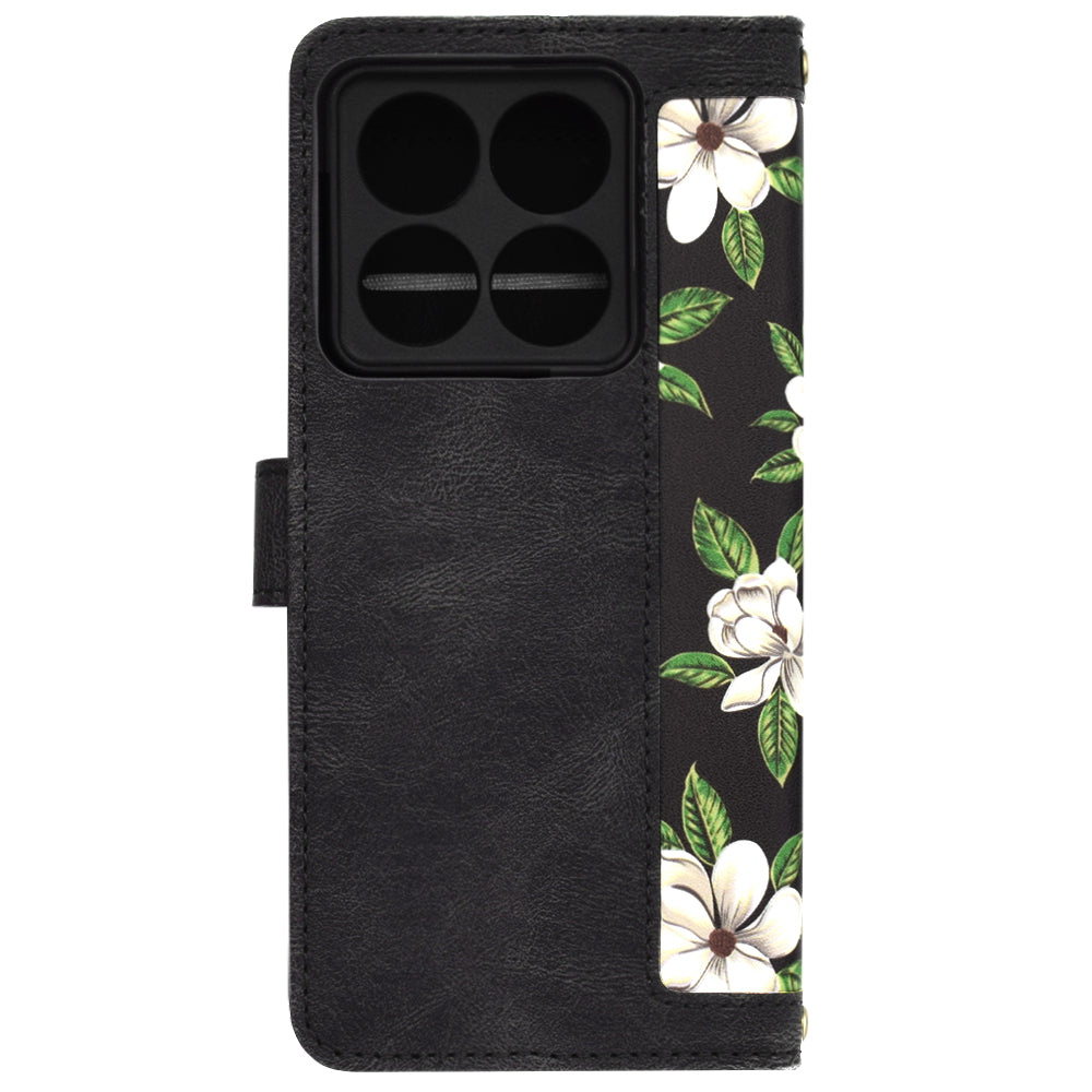 Husa pentru Xiaomi 14T Pro, Techsuit, FlipCraft, Neagra