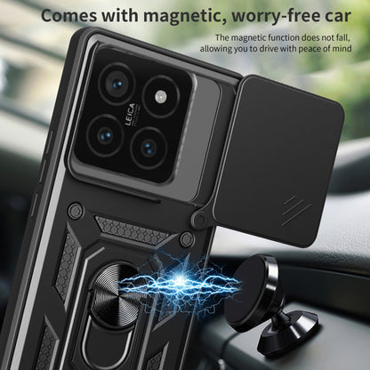 Husa pentru Xiaomi 14T, Techsuit, CamShield, Neagra