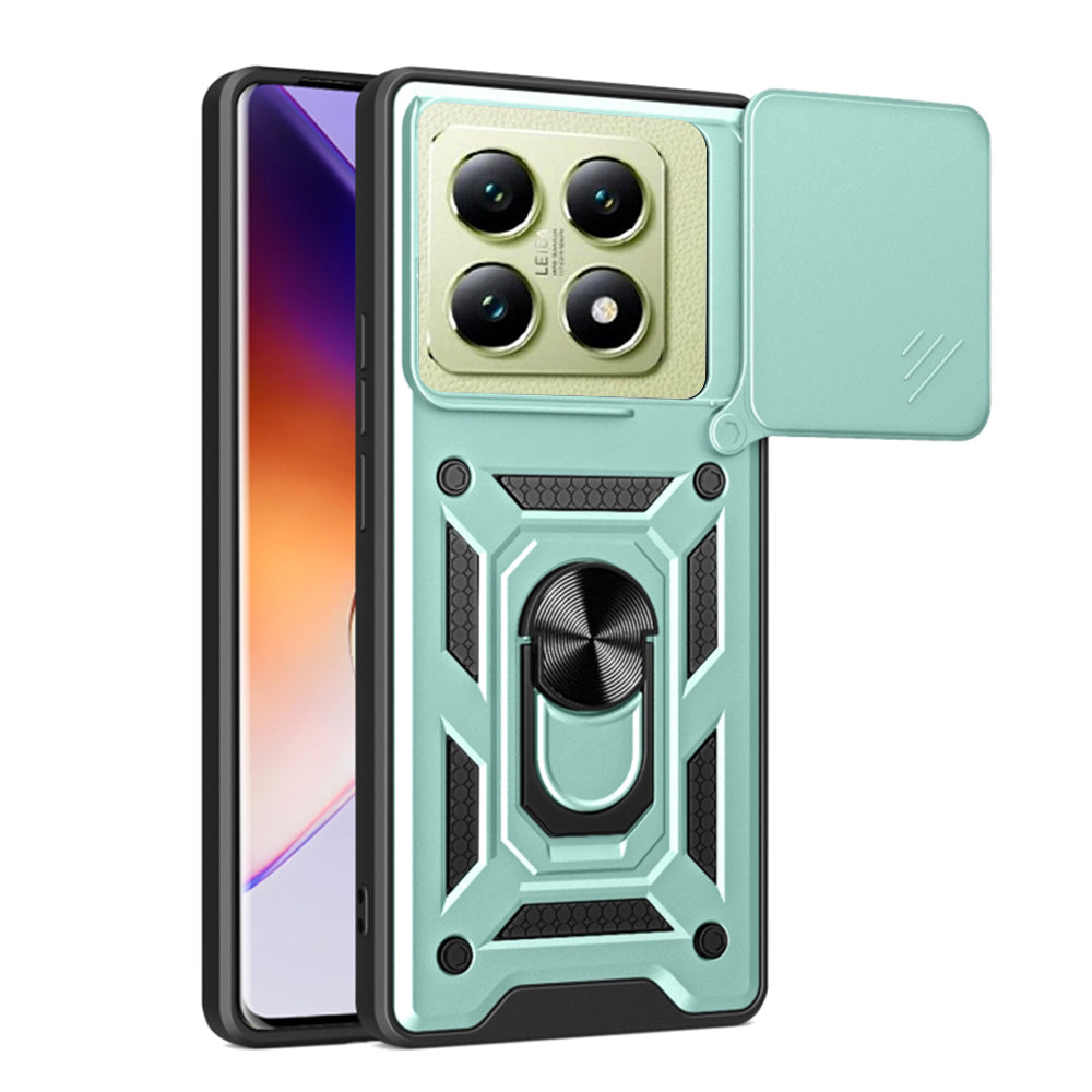 Husa pentru Xiaomi 14T, Techsuit, CamShield, Verde