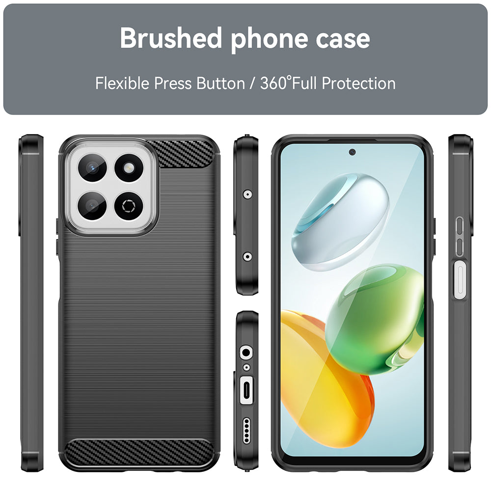 Husa pentru Xiaomi 14T, Techsuit, Carbon, Neagra