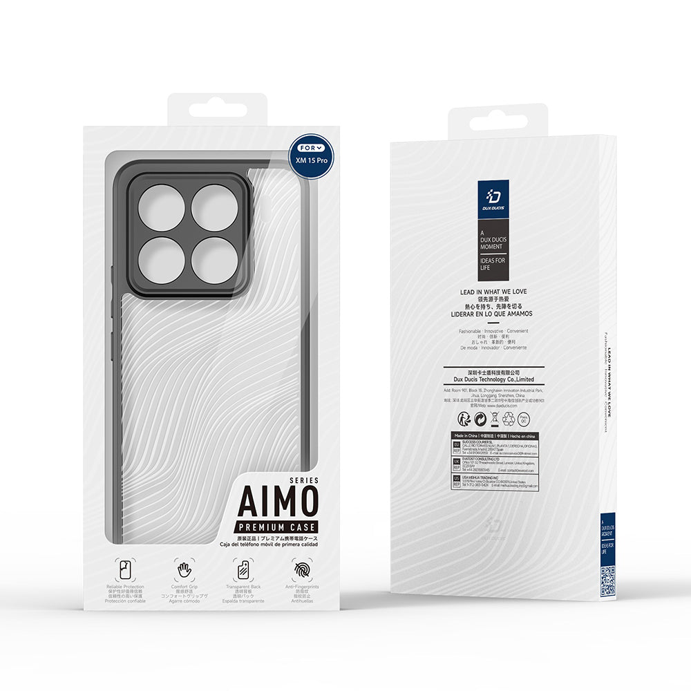 Husa pentru Xiaomi 15 Pro, DUX DUCIS, Aimo, Neagra