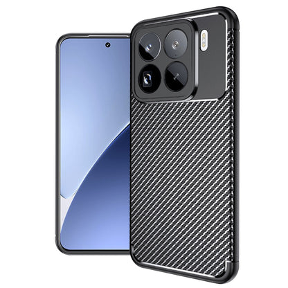 Husa pentru Xiaomi 15 Pro, Techsuit, CarbonFiber, Neagra