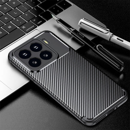 Husa pentru Xiaomi 15 Pro, Techsuit, CarbonFiber, Neagra