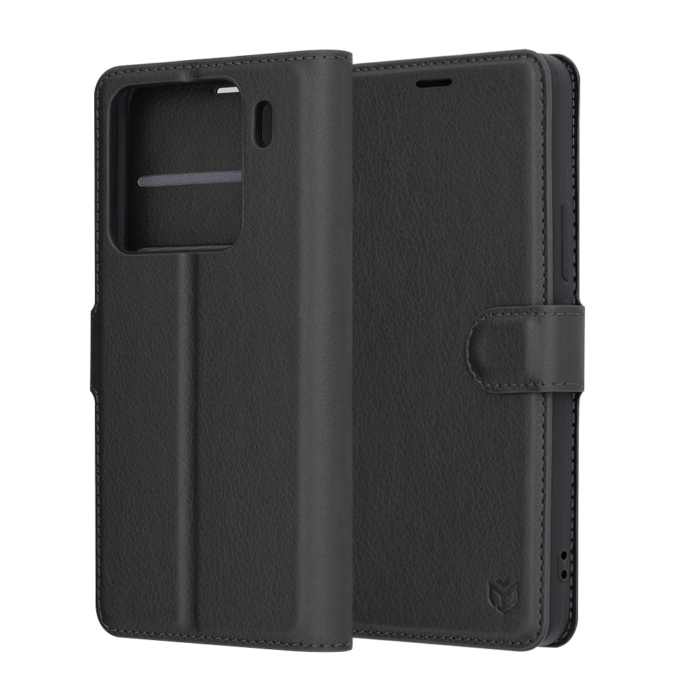 Husa pentru Xiaomi 15 Pro, Techsuit, Leather Folio, Neagra