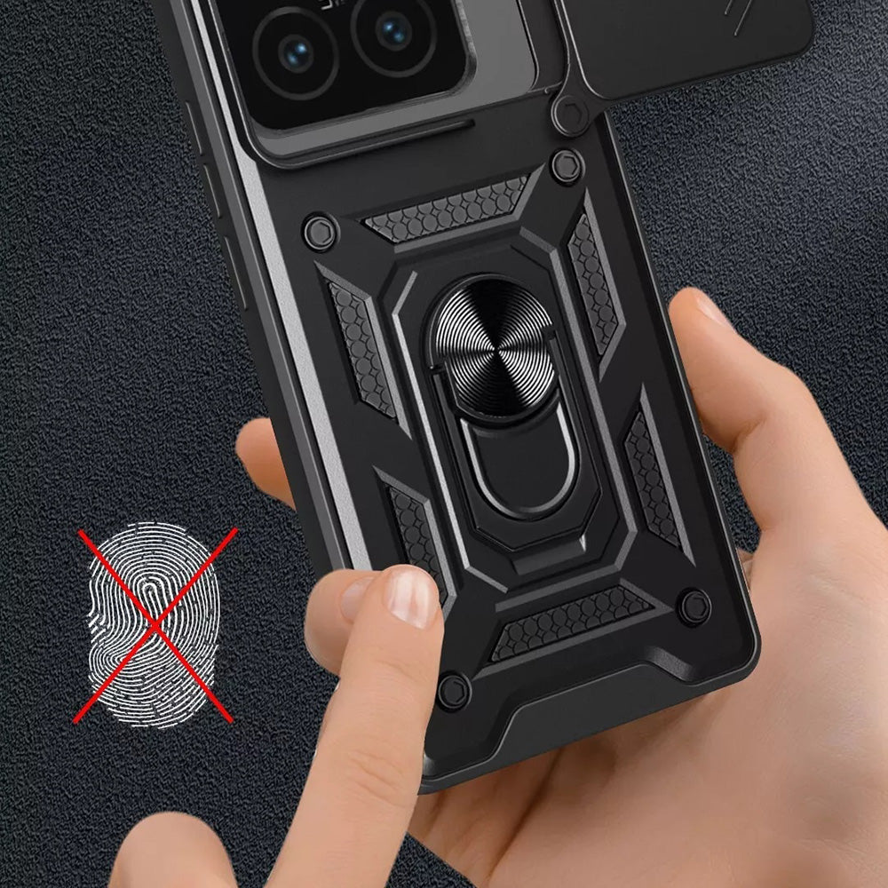 Husa pentru Xiaomi 15, Techsuit, CamShield, Neagra