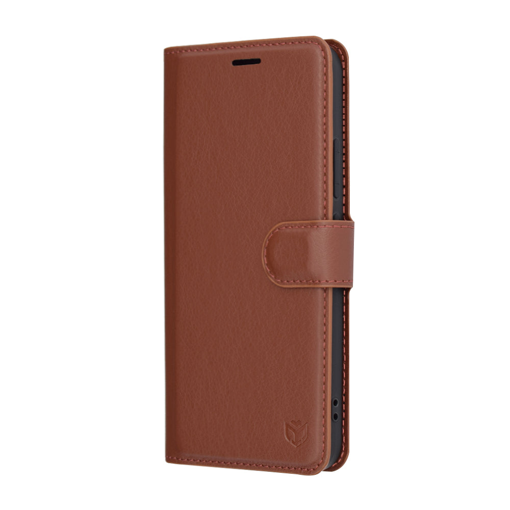 Husa pentru Xiaomi 15, Techsuit, Leather Folio, Maro