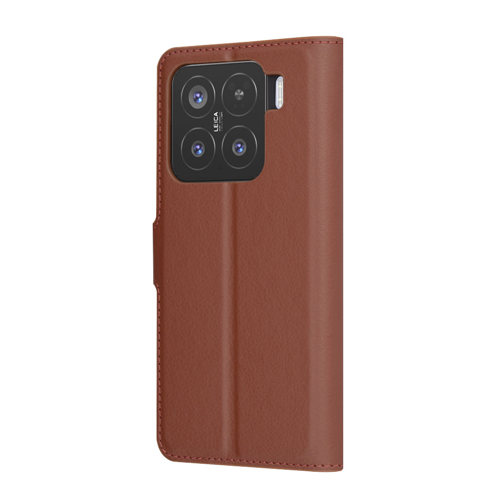 Husa pentru Xiaomi 15, Techsuit, Leather Folio, Maro