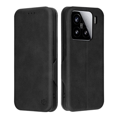 Husa pentru Xiaomi 15, Techsuit, Safe Wallet Plus, Neagra