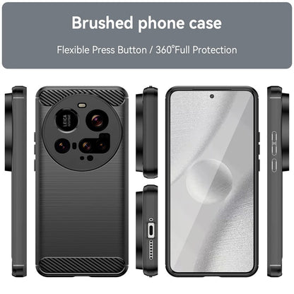 Husa pentru Xiaomi 15 Ultra, Techsuit, Carbon, Neagra