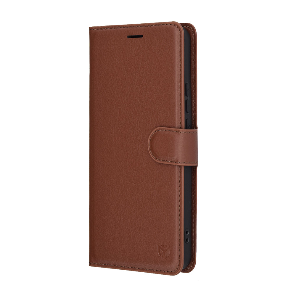 Husa pentru Xiaomi 15 Ultra, Techsuit, Leather Folio, Maro