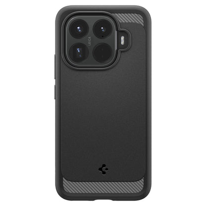 Husa pentru Xiaomi 15T Pro, Spigen, Rugged Armor, Neagra ACS11152