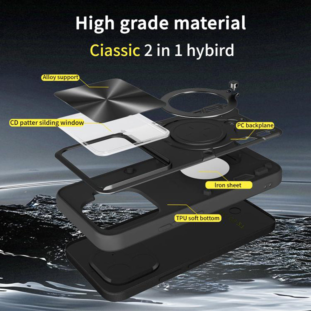 Husa pentru Xiaomi 15T Pro, Techsuit, CamGuard Pro, Albastra