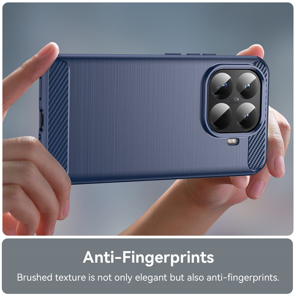 Husa pentru Xiaomi 15T Pro, Techsuit, Carbon, Albastra