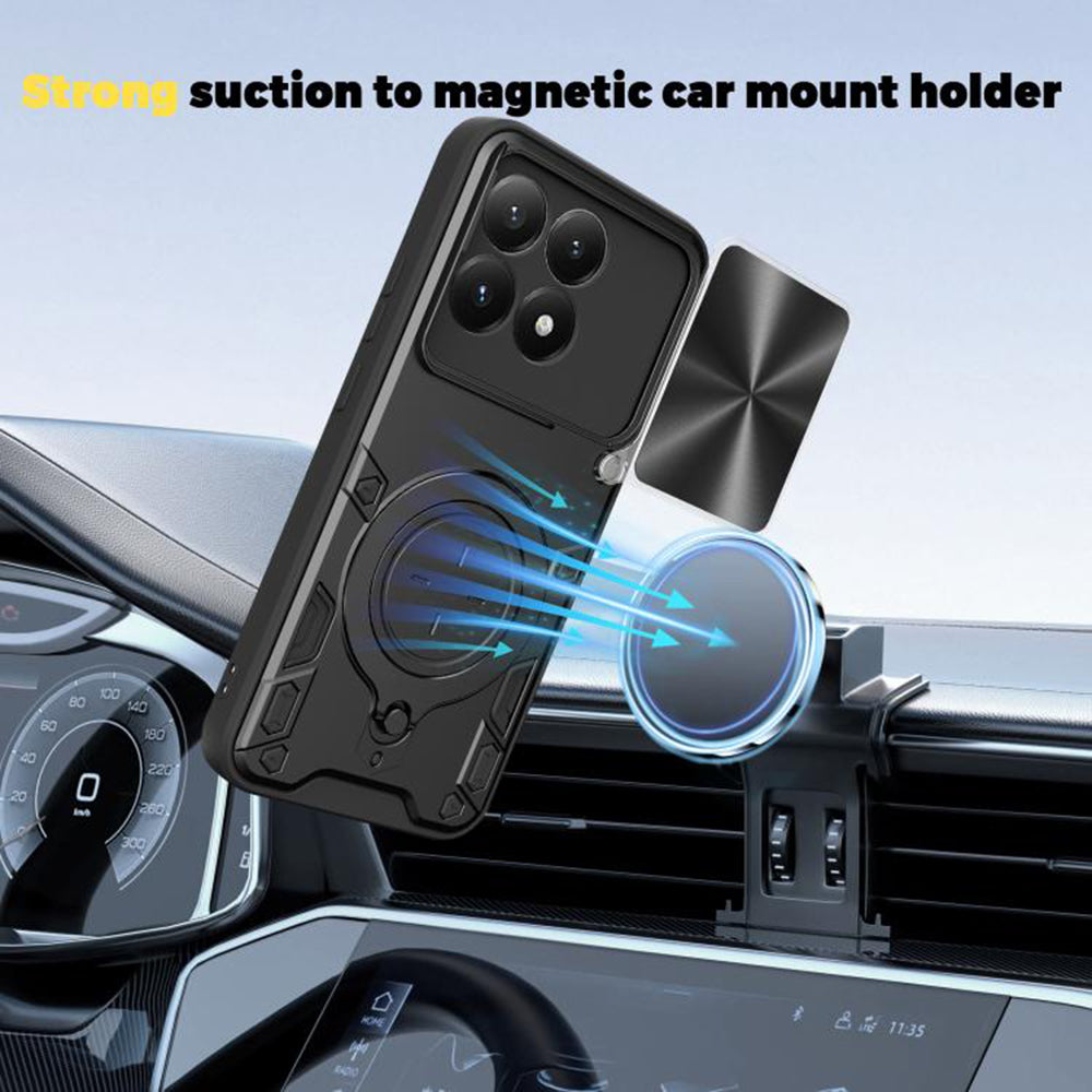 Husa pentru Xiaomi 15T, Techsuit, CamGuard Pro, Rosie