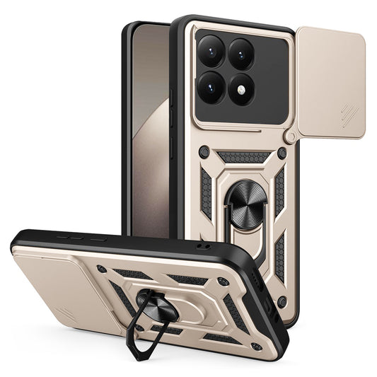 Husa pentru Xiaomi 15T, Techsuit, CamShield, Aurie