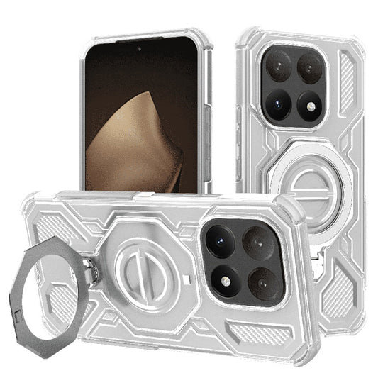 Husa pentru Xiaomi 15T, Techsuit, Carbon Shield Pro, Alba