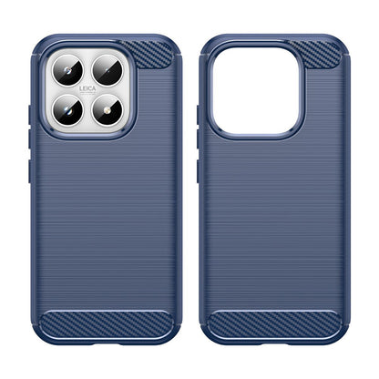Husa pentru Xiaomi 17, Techsuit, Carbon, Albastra