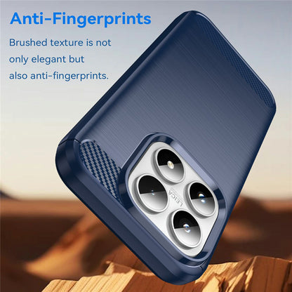 Husa pentru Xiaomi 17, Techsuit, Carbon, Albastra