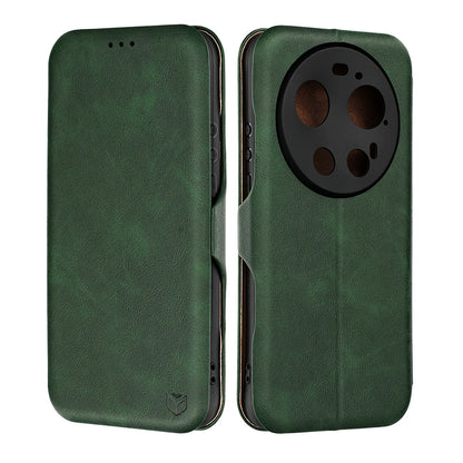 Husa pentru Xiaomi 17 Ultra, Techsuit, Safe Wallet Plus, Verde