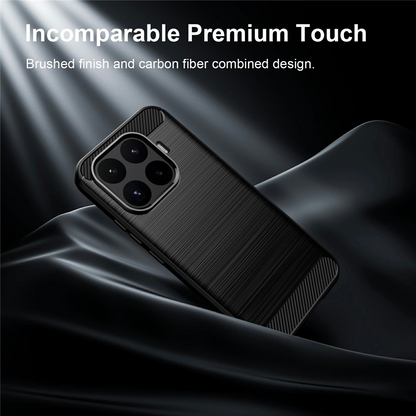 Husa pentru Xiaomi 17T, OEM, Carbon Black, Neagra