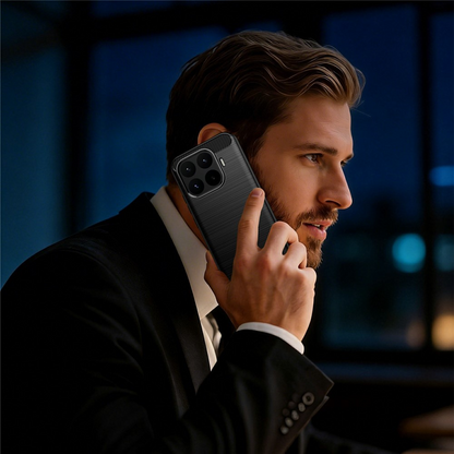 Husa pentru Xiaomi 17T, OEM, Carbon Black, Neagra