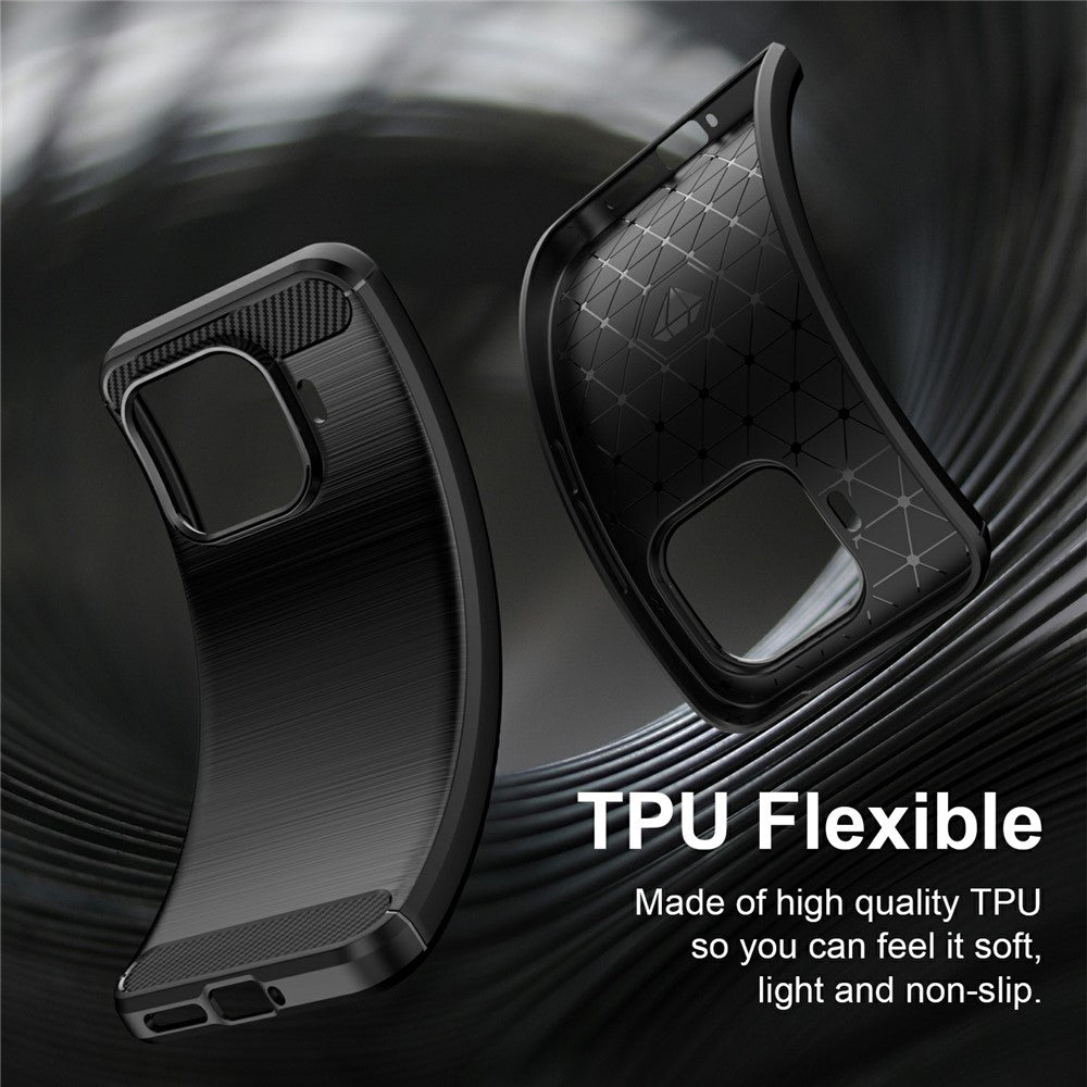 Husa pentru Xiaomi 17T Pro, Techsuit, Carbon, Neagra