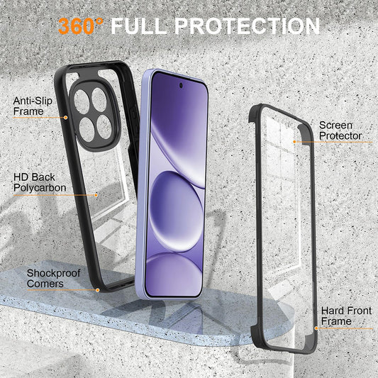 Husa pentru Xiaomi 17T Pro, Techsuit, ColorVerse 360, Neagra