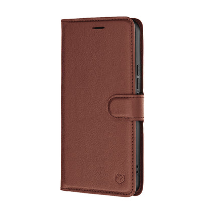 Husa pentru Xiaomi 17T Pro, Techsuit, Leather Folio, Maro