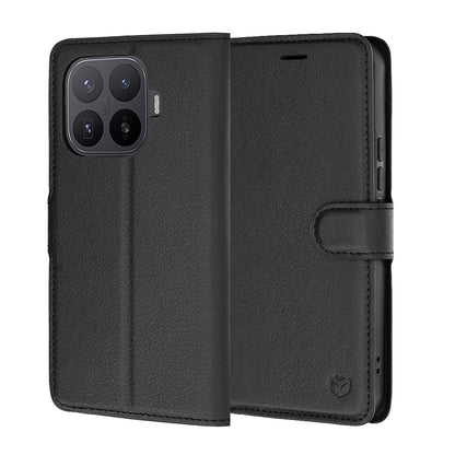 Husa pentru Xiaomi 17T Pro, Techsuit, Leather Folio, Neagra