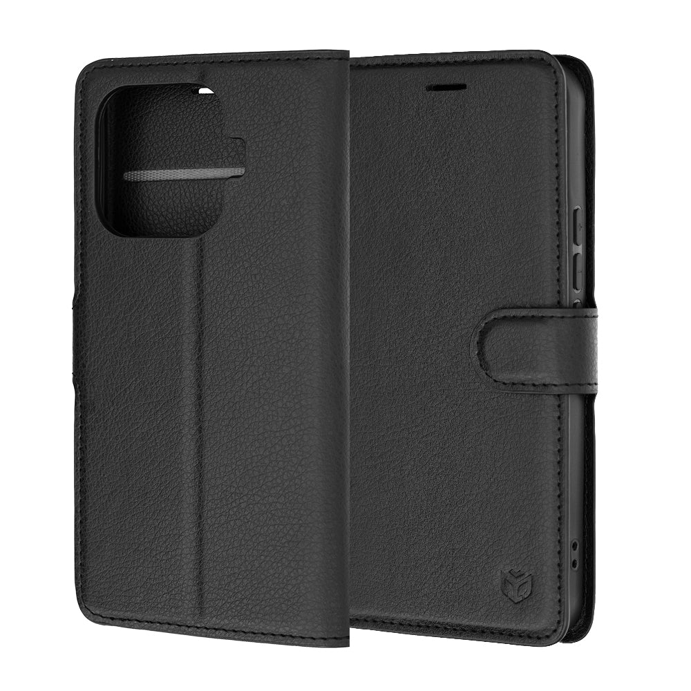 Husa pentru Xiaomi 17T Pro, Techsuit, Leather Folio, Neagra